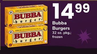 ACME Bubba burgers offer