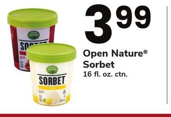 ACME Open nature® sorbet offer