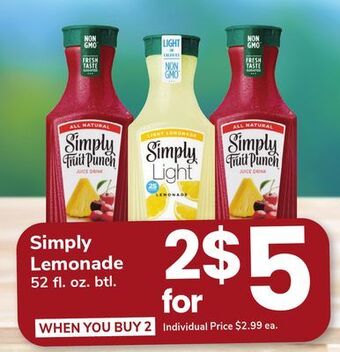 ACME Simply lemonade offer