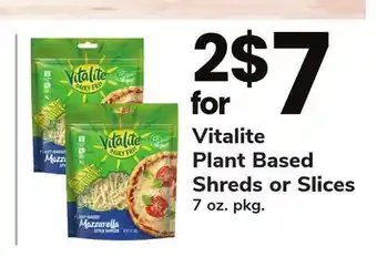 ACME Vitalite plant based shreds or slices offer