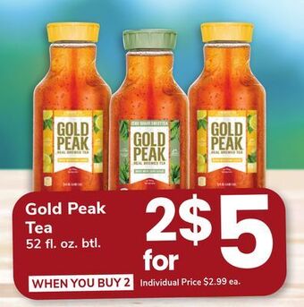 ACME Gold peak tea offer