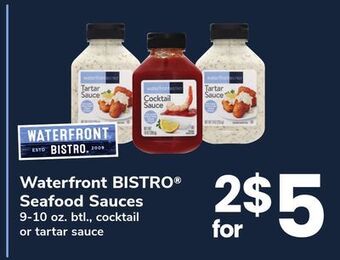 ACME Waterfront bistro® seafood sauces offer