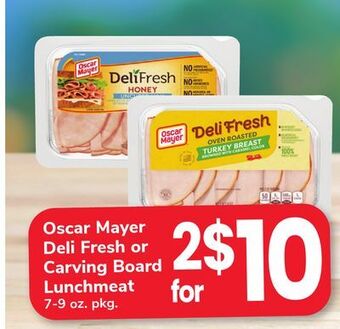 ACME Oscar mayer deli fresh or carving board lunchmeat offer