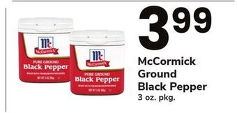 ACME Mccormick ground black pepper offer