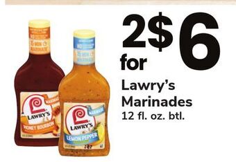 ACME Lawry's marinades offer
