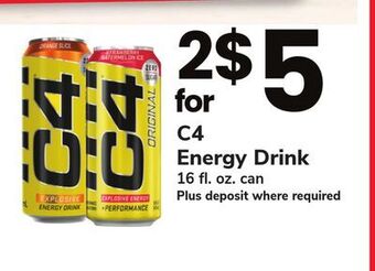 ACME C4 energy drink offer