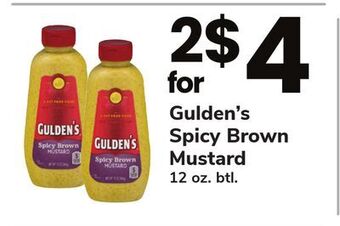 ACME Gulden's spicy brown mustard offer