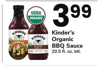 ACME Kinder's organic bbq sauce offer
