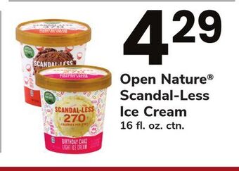 ACME Open nature® scandal-less ice cream offer