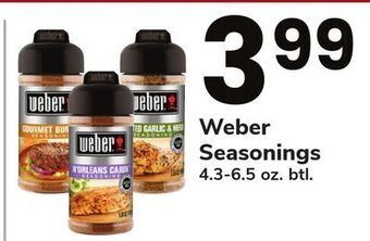 ACME Weber seasonings offer