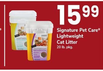 ACME Signature pet care® lightweight cat litter offer