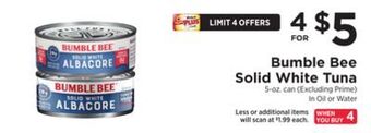 ShopRite Solid white tuna offer