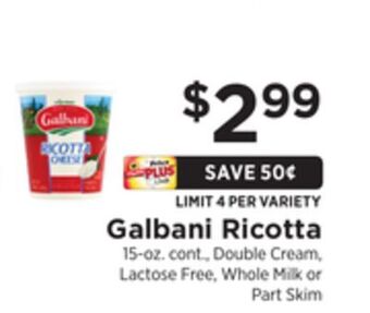 ShopRite Ricotta offer