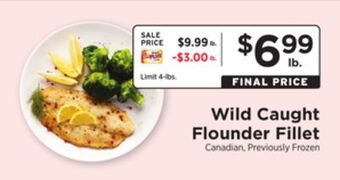 ShopRite Wild caught flounder fillet offer