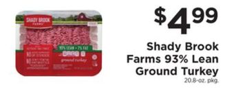 ShopRite 93% lean ground turkey offer