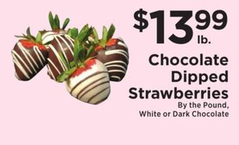 ShopRite Chocolate dipped strawberries offer