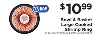 ShopRite Large cooked shrimp offer