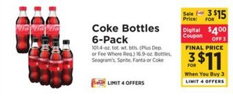 ShopRite Bottles 6-pack offer