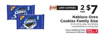 ShopRite Oreo cookies family size offer