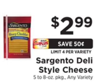 ShopRite Deli style cheese offer