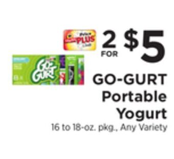 ShopRite Portable yogurt offer