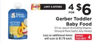 ShopRite Baby food offer