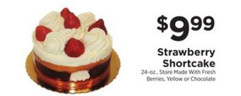 ShopRite Strawberry shortcake offer