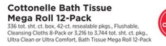 ShopRite Bath tissue mega roll 12-pack offer