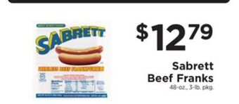 ShopRite Beef franks offer