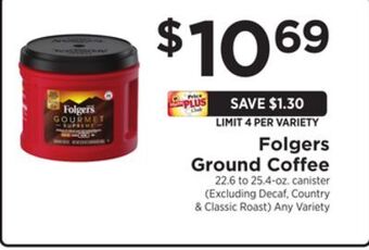 ShopRite Ground coffee offer