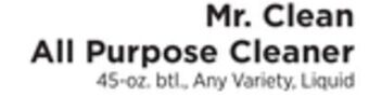 ShopRite All purpose cleaner offer
