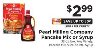 ShopRite Pancake mix or syrup offer