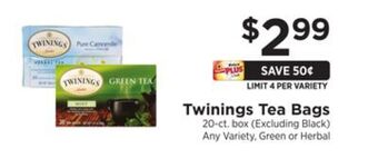 ShopRite Tea bags offer
