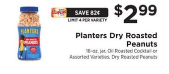 ShopRite Dry roasted peanuts offer