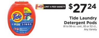 ShopRite Laundry detergent pods offer