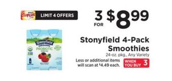 ShopRite 4-pack smoothies offer