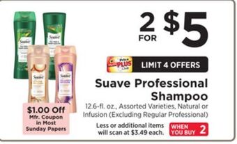 ShopRite Professional shampoo offer