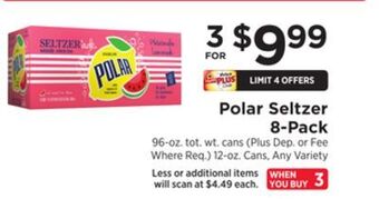 ShopRite Seltzer 8-pack offer