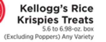 ShopRite Rice krispies treats offer