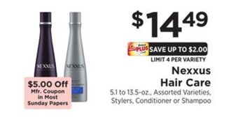 ShopRite Hair care offer