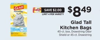 ShopRite Tall kitchen bags offer