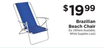 ShopRite Brazilian beach chair offer