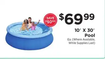 ShopRite 10ˇ x 30ˇ pool offer