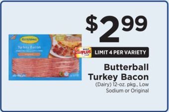 ShopRite Turkey bacon offer