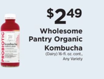 ShopRite Organic kombucha offer