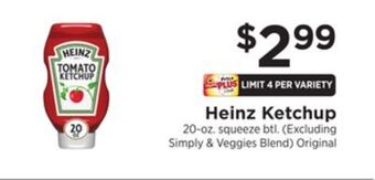 ShopRite Heinz ketchup offer