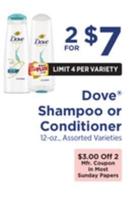 ShopRite Shampoo or conditioner offer