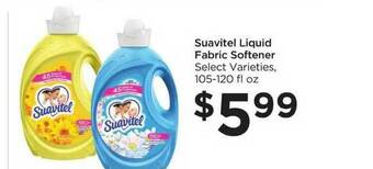 Foods Co Suavitel Liquid Fabric Softener offer