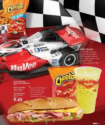 Hy-Vee Frito-Lay Chips, Fountain Drink offer