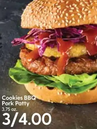Hy-Vee Cookies BBQ Pork Patty 3.75 oz offer